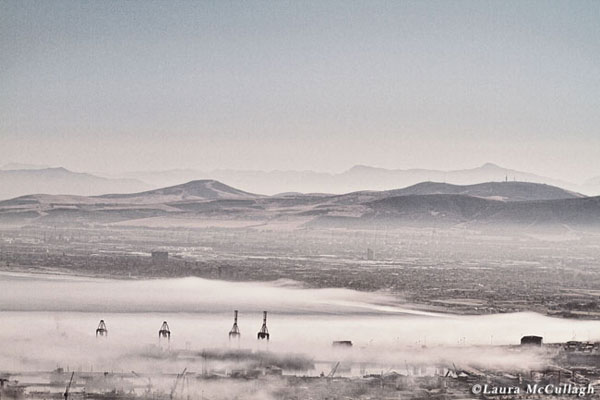 'Fog over Cape Town' by Laura McCullagh